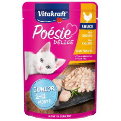 Vitakraft Poesie Deli Sauce Junior kurczak saszetka 85g