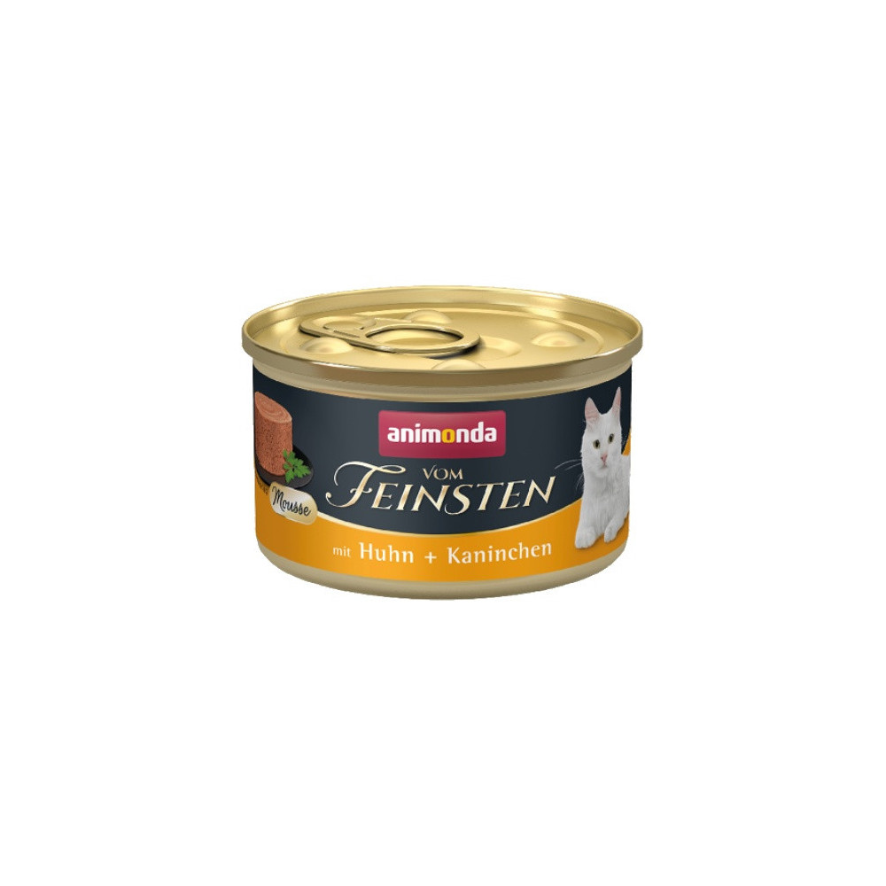Animonda vom Feinsten Cat Adult Mus Kurczak + Królik puszka 85g