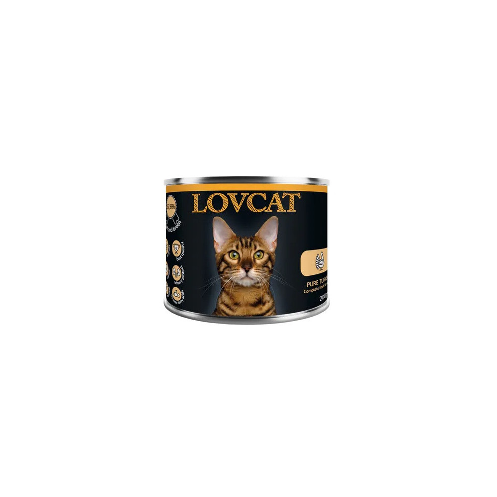 Lovcat Pure Turkey puszka 200g