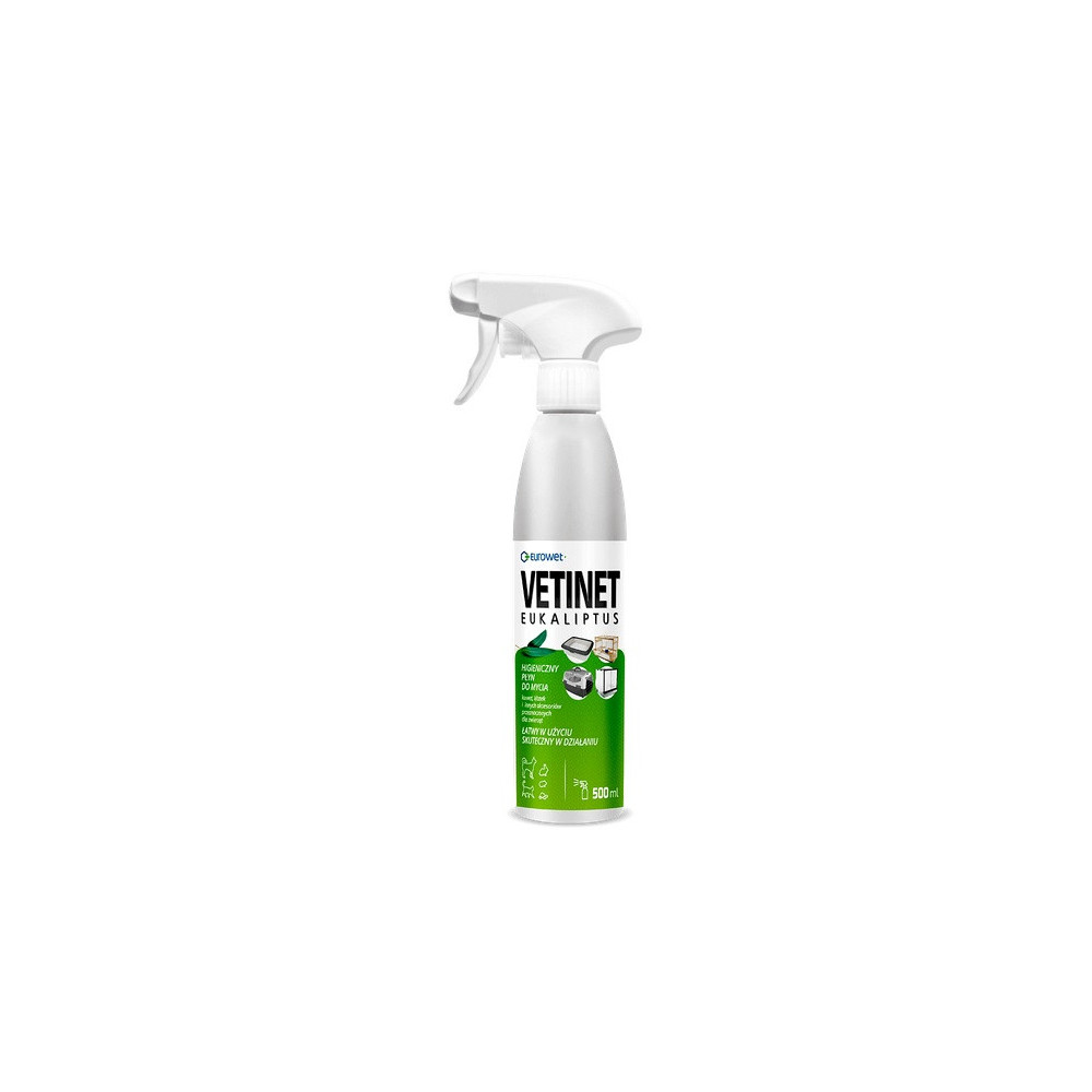 Eurowet Vetinet płyn do kuwet i klatek 500ml