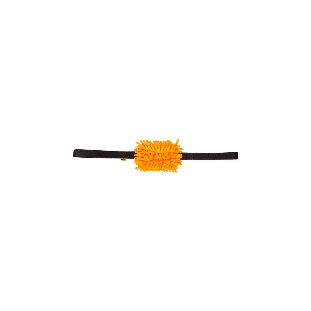 Dingo Zabawka dla psa - Szarpak Mop z dwoma uchwytami 60cm pomarańczowy