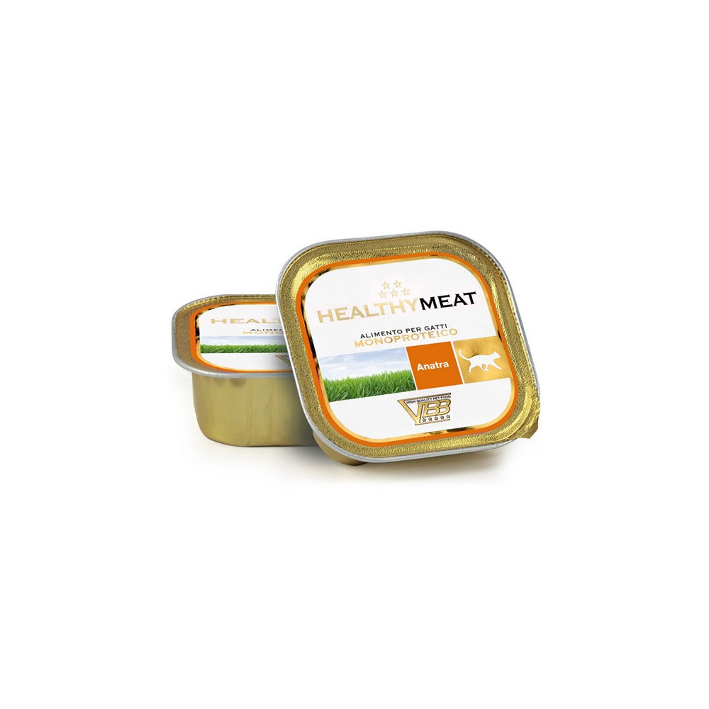 Healthy Meat Kot Mono Kaczka tacka 90g