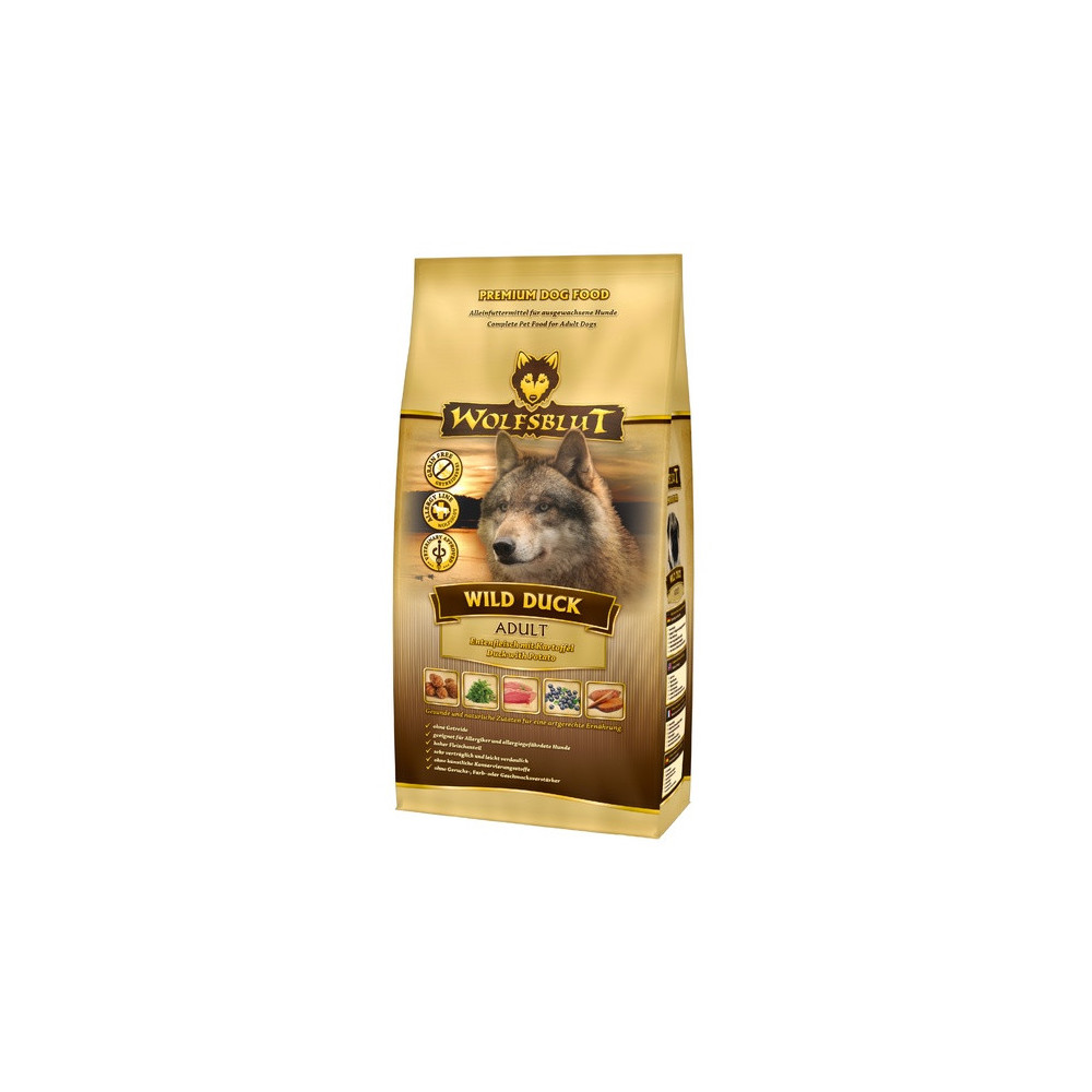 Wolfsblut Dog Wild Duck - kaczka i ziemniaki 12,5kg