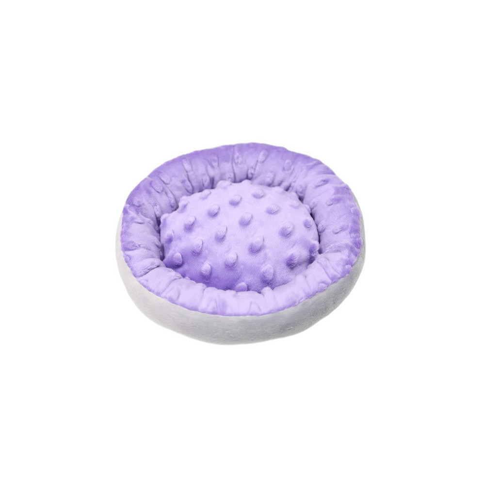 MIMIKO Pets Legowisko okrągłe mini 20cm wrzosowe