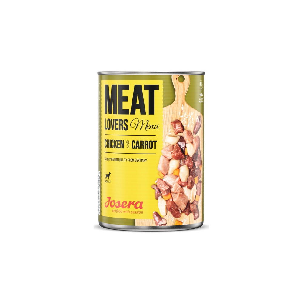 Josera Meat Lovers Menu Kurczak z marchewką puszka 400g