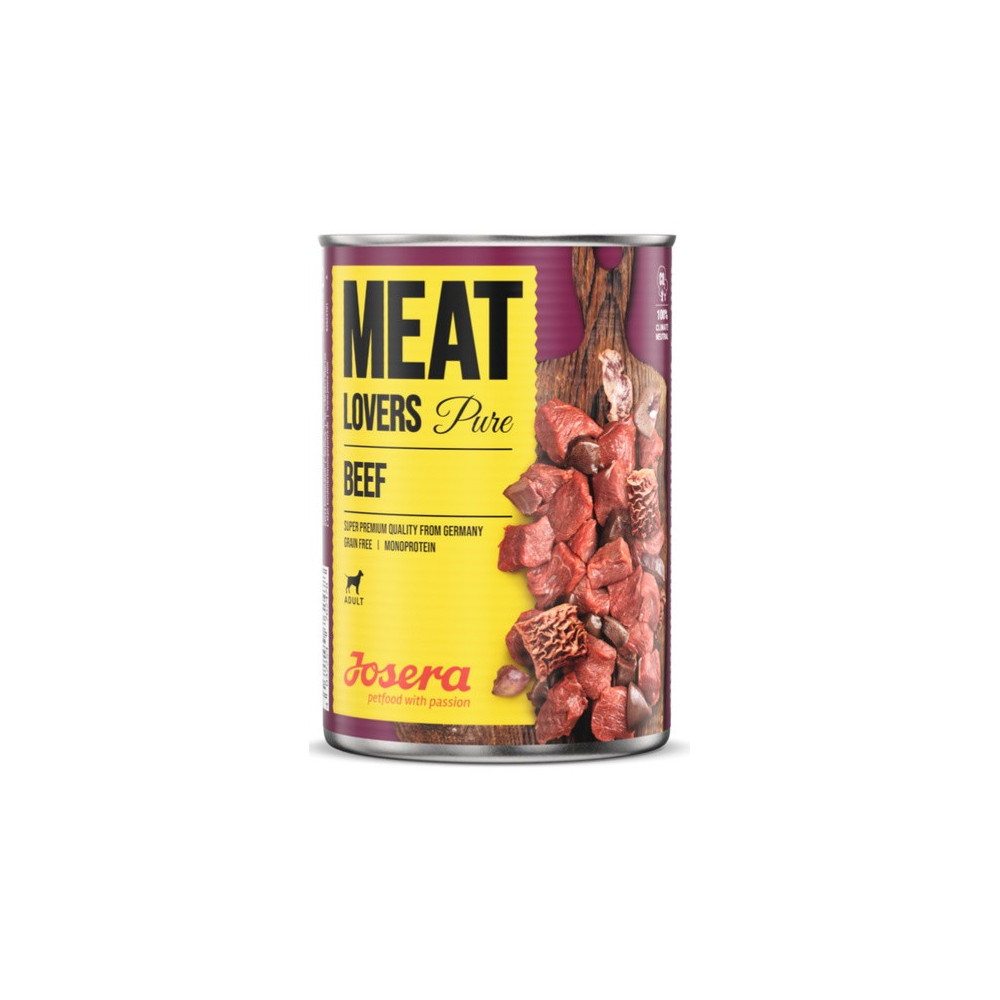 Josera Meat Lovers Pure Wołowina puszka 400g