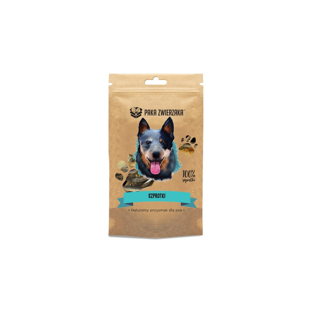 Paka Zwierzaka Szprotki 100% 60g