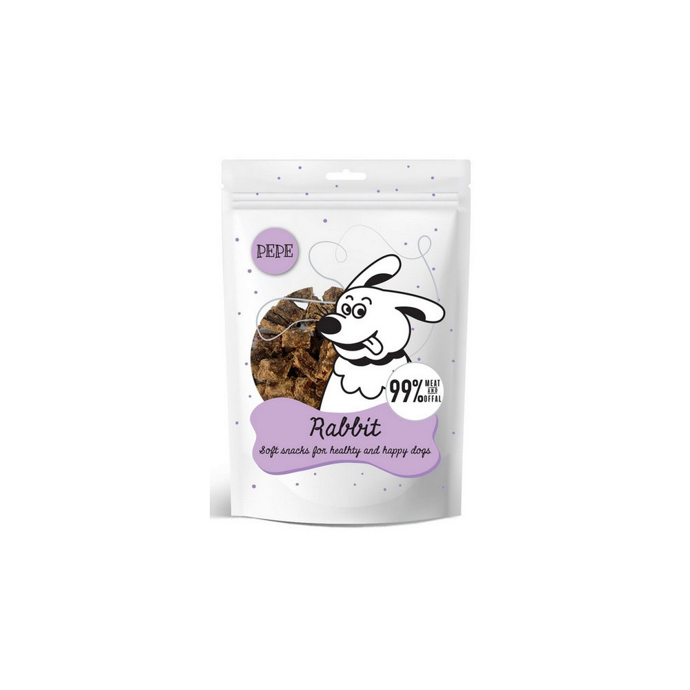 Paka Zwierzaka PEPE Mini Chunkies Rabbit (królik) 70g