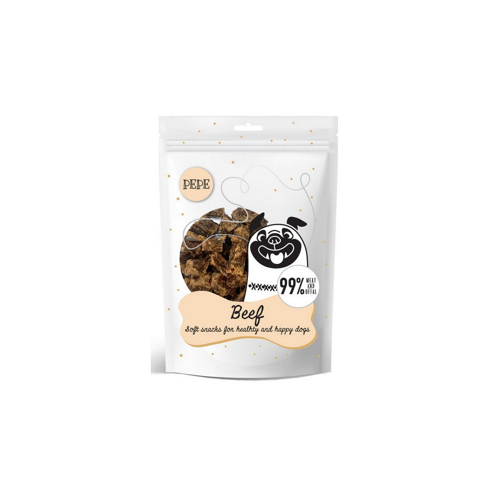 Paka Zwierzaka PEPE Mini Chunkies Beef (wołowina) 70g