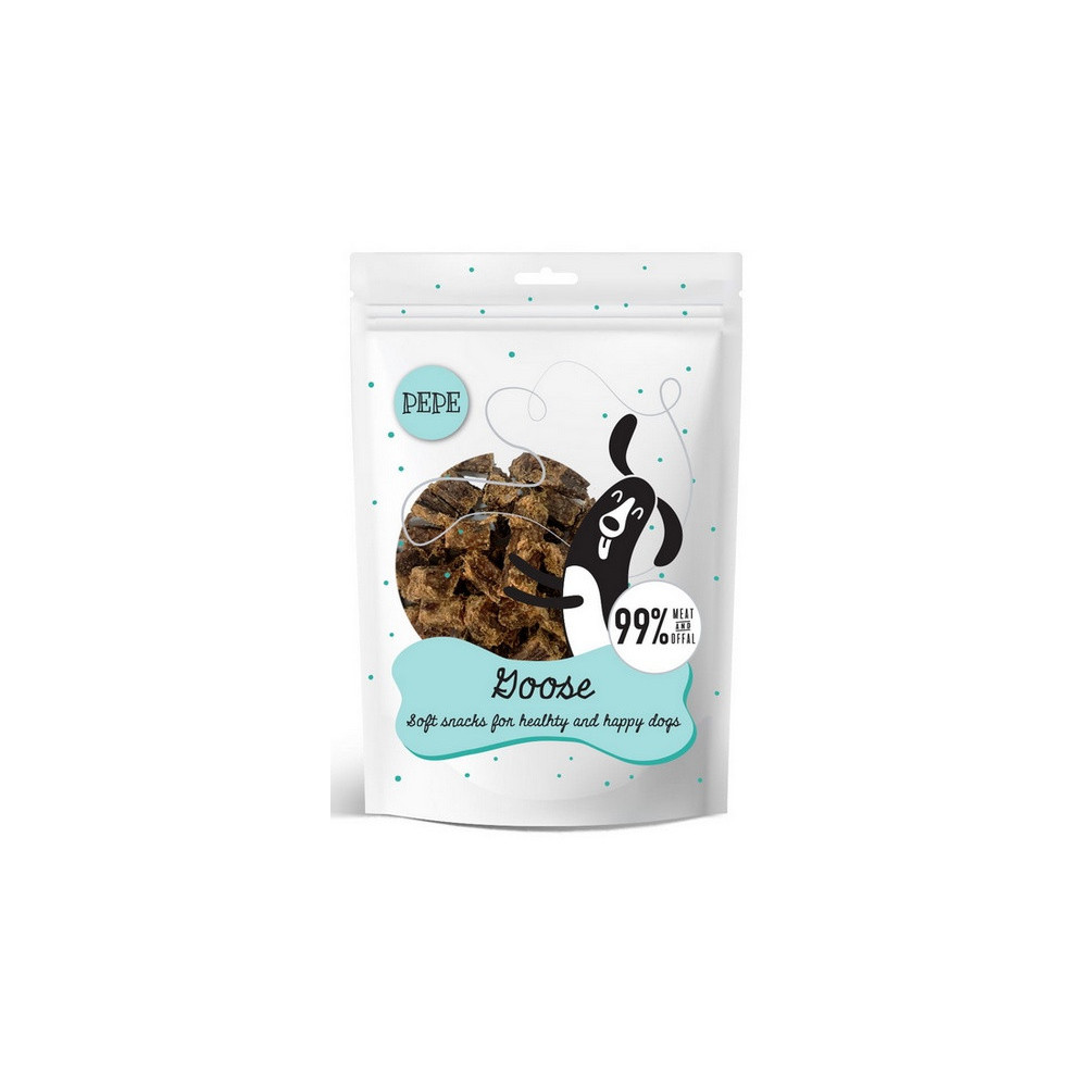 Paka Zwierzaka PEPE Mini Chunkies Goose (gęś) 70g