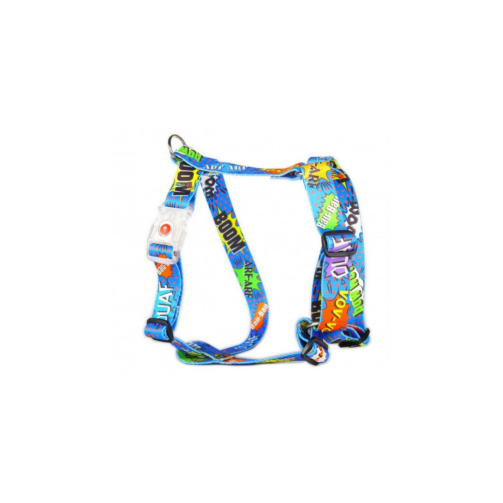 Matteo Szelki Guard LED 25mm graffiti niebieskie