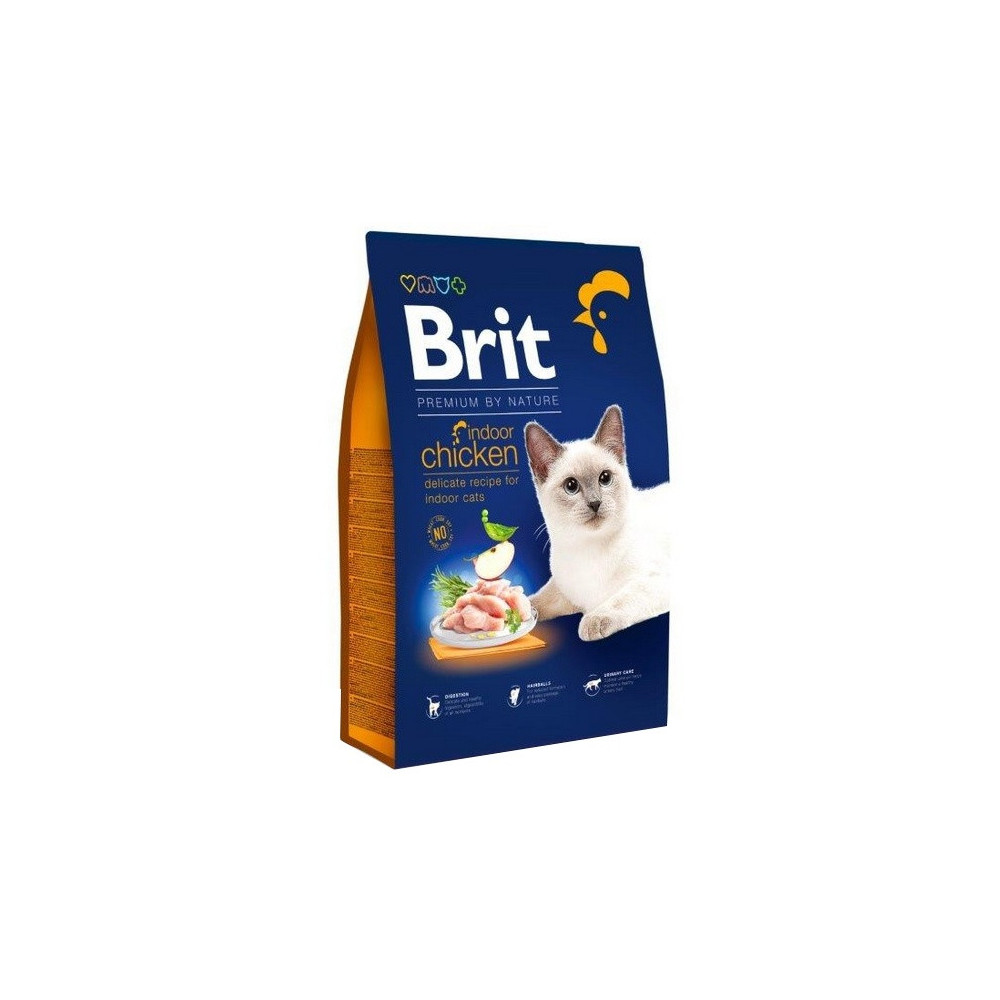 Brit Premium By Nature Cat Indoor Chicken 800g