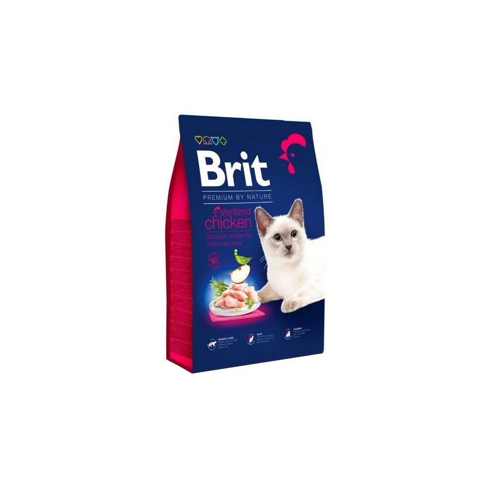 Brit Premium By Nature Cat Sterilized Chicken 8kg