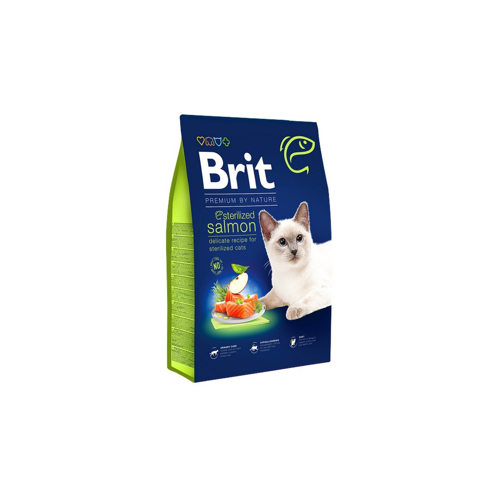 Brit Premium By Nature Cat Sterilized Salmon 8kg