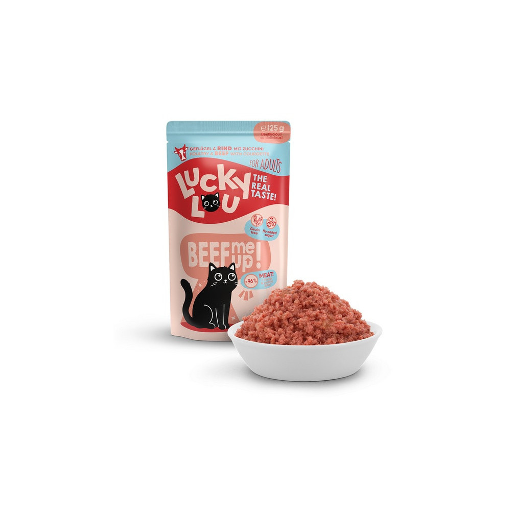 Lucky Lou Lifestage Adult Drób i wołowina saszetka 125g