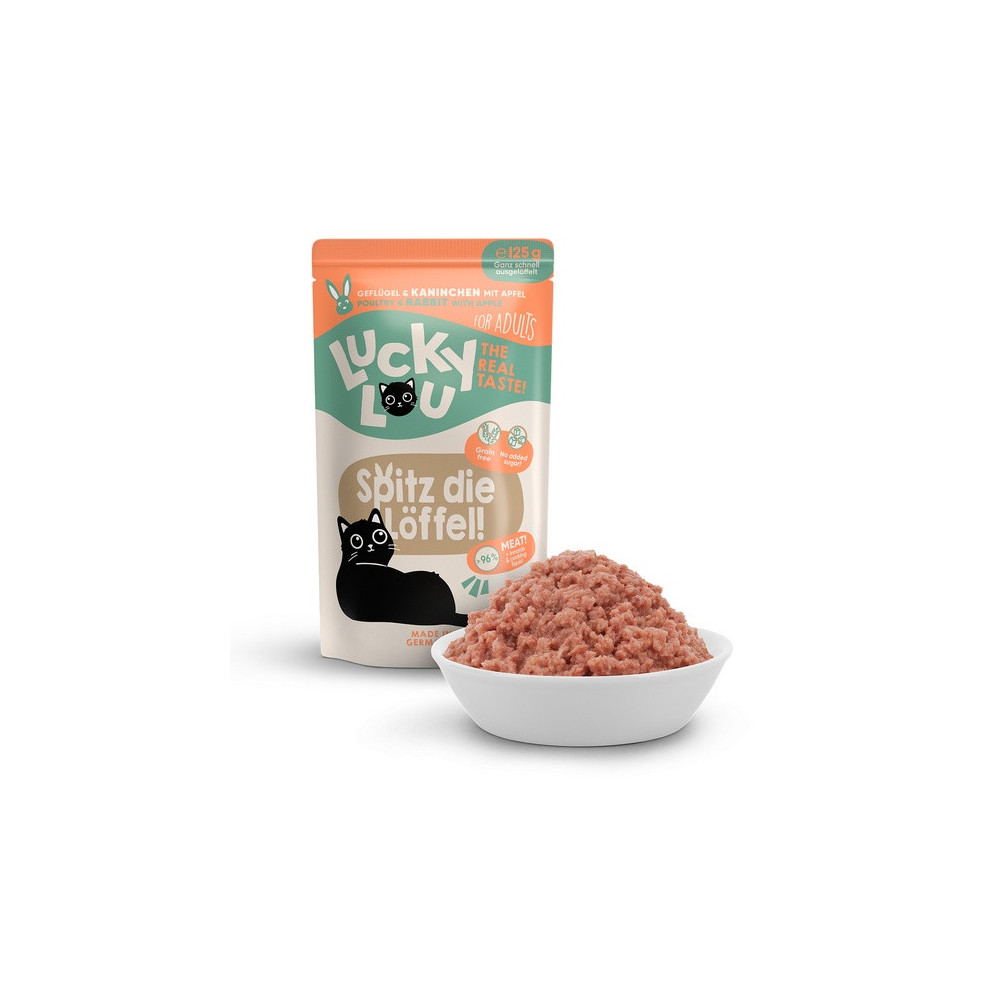 Lucky Lou Lifestage Adult Drób i królik saszetka 125g