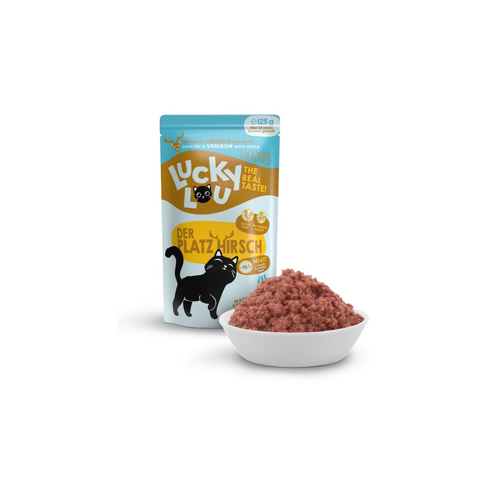 Lucky Lou Lifestage Adult Drób i jeleń saszetka 125g