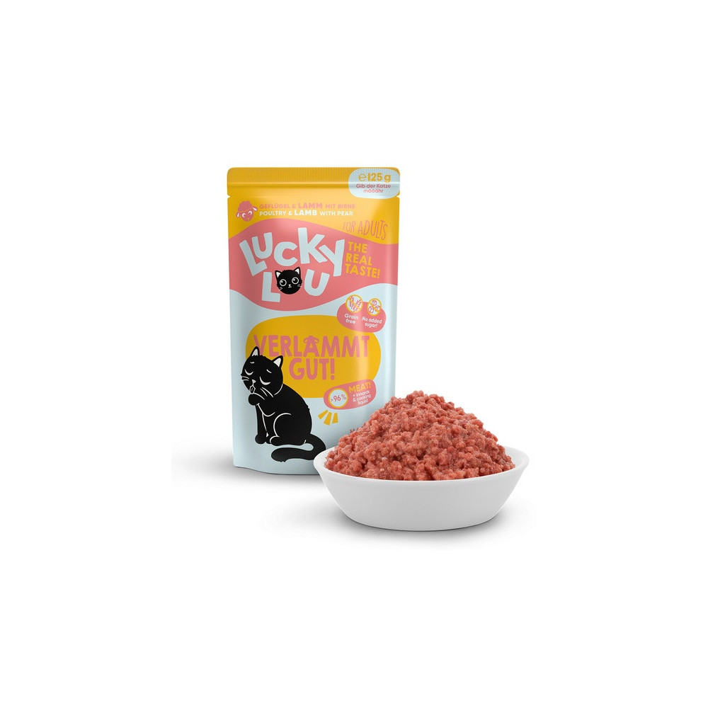 Lucky Lou Lifestage Adult Drób i jagnięcina saszetka 125g