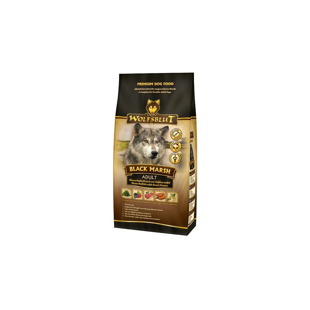 Wolfsblut Dog Black Marsh - bawół i dynia 12,5kg