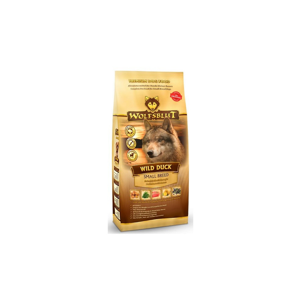 Wolfsblut Dog Wild Duck Small - kaczka i bataty 7,5kg