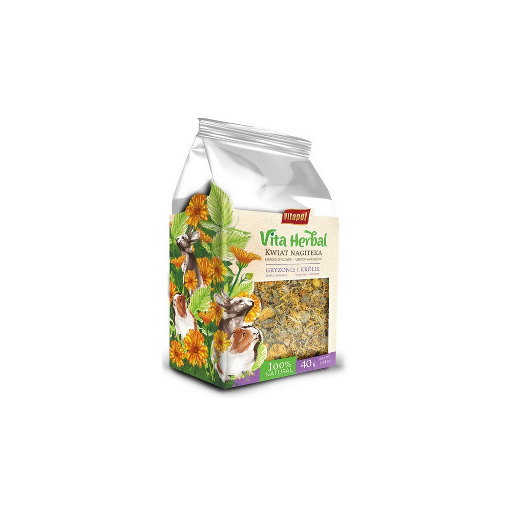 Vitapol Vita Herbal Kwiat nagietka suszony dla gryzoni i królika 40g