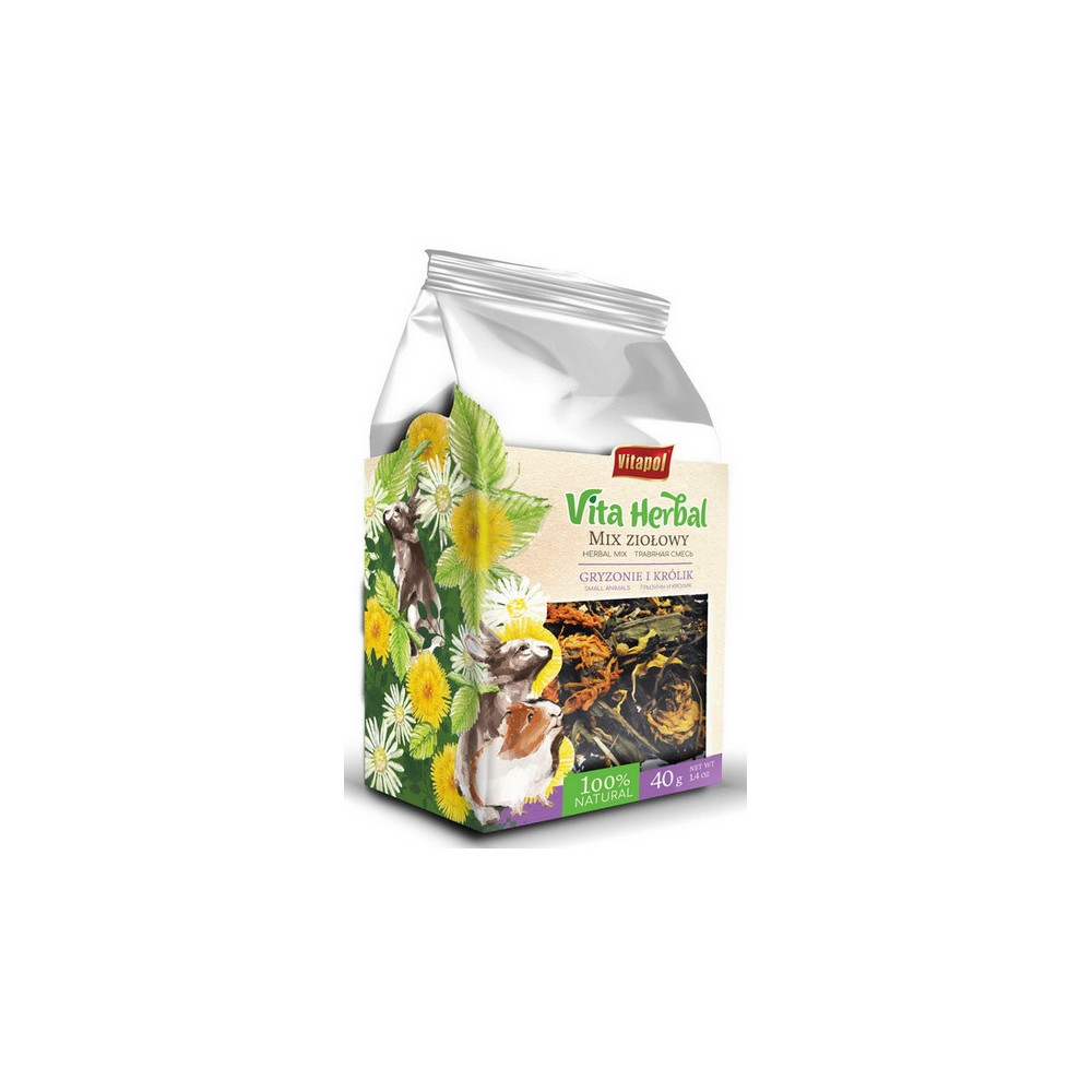 Vitapol Vita Herbal Mix ziolowy dla gryzoni i królika 40g