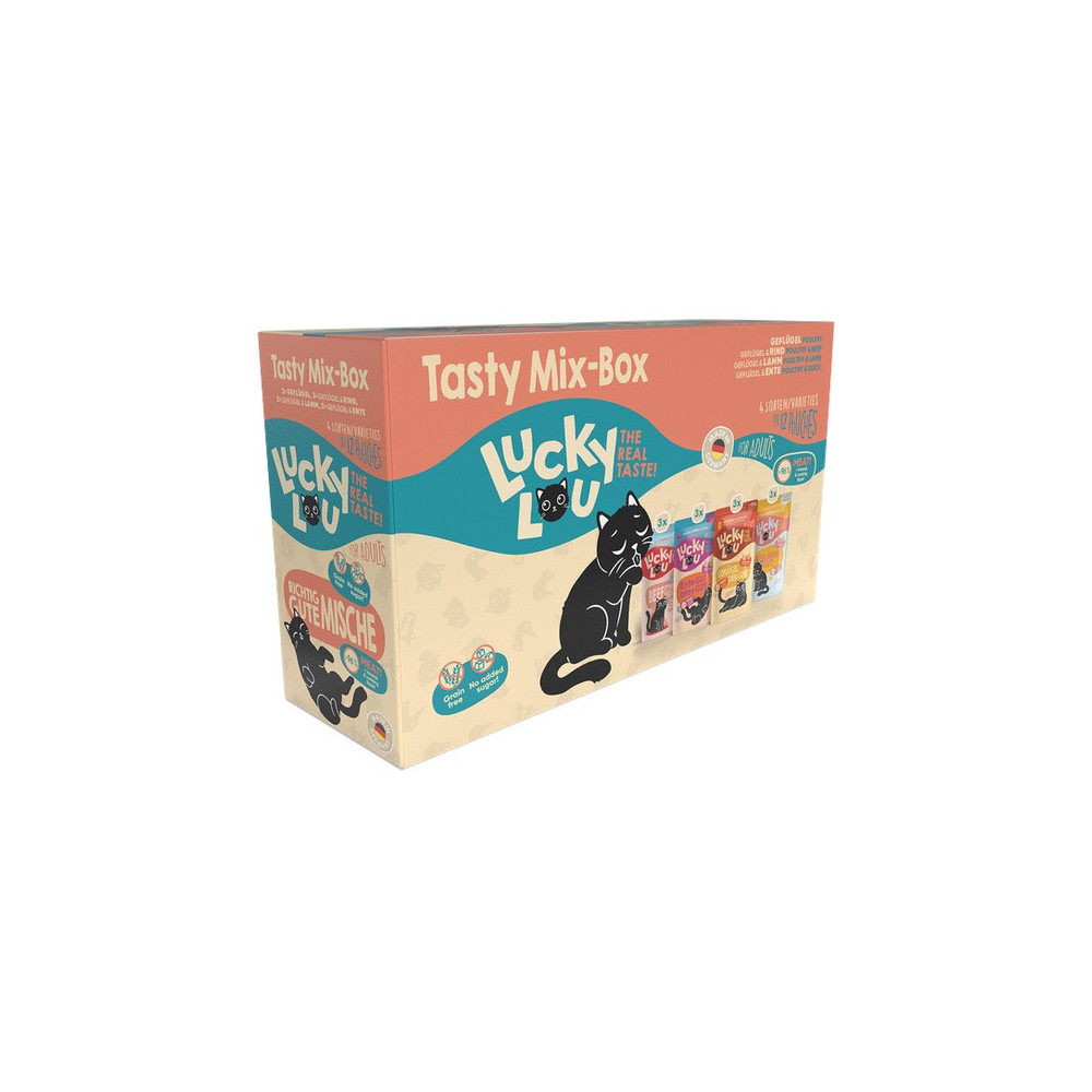 Lucky Lou Lifestage Adult Tasty Mix-Box saszetki 12x125g