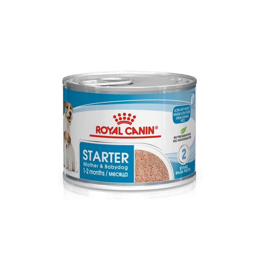 Royal Canin Starter Mother&Babydog karma mokra - mus, dla suk w czasie ciąży, laktacji oraz szczeniąt puszka 195g