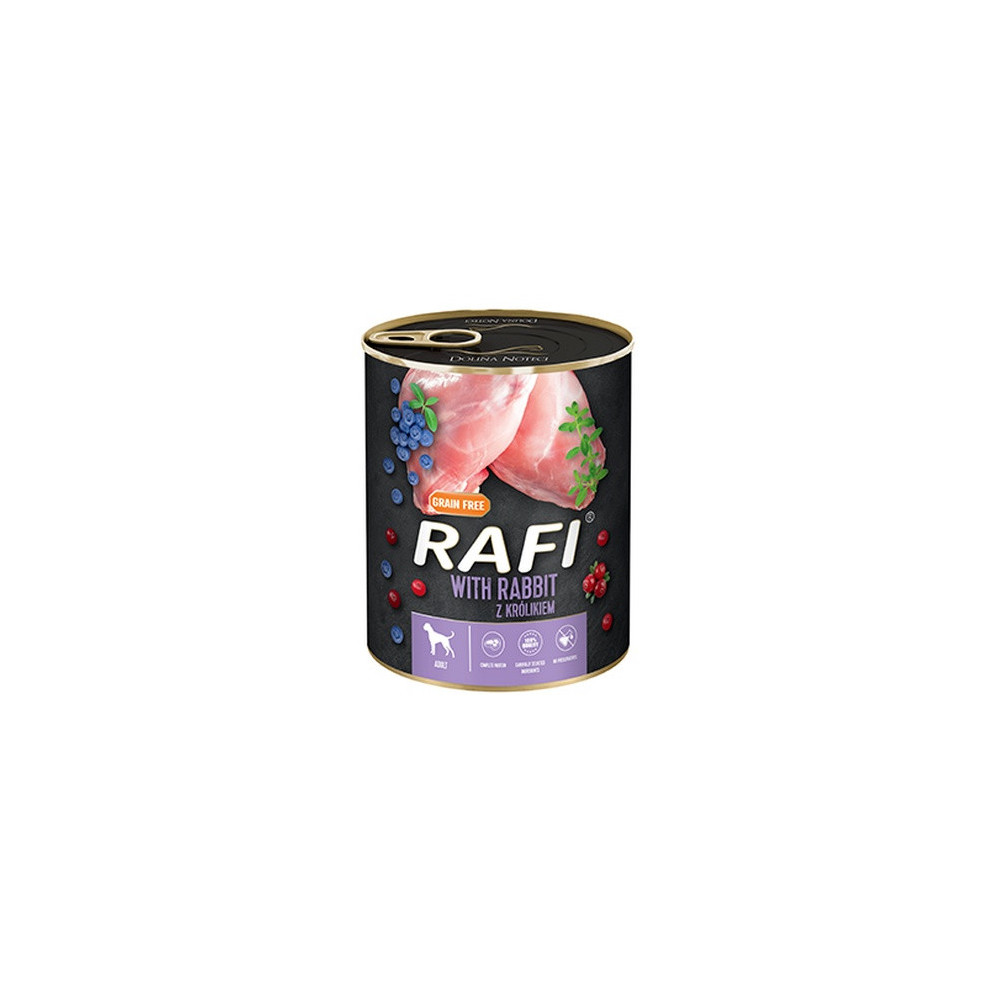 Rafi Pies Królik puszka 800g