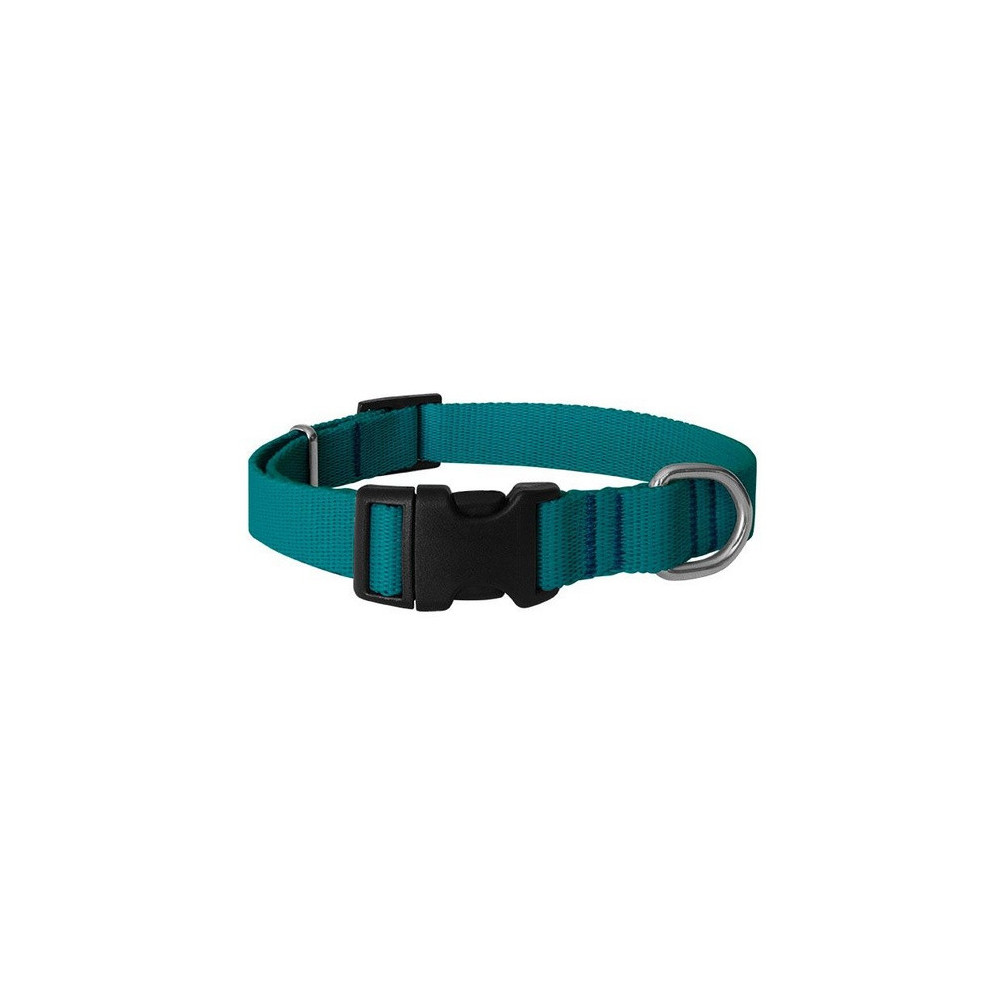 CHABA Obroża taśma regulowana gładka 16mm/42cm morska