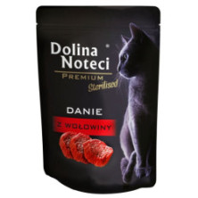 Dolina Noteci Premium Kot Sterilised Danie z wołowiny saszetka 85g