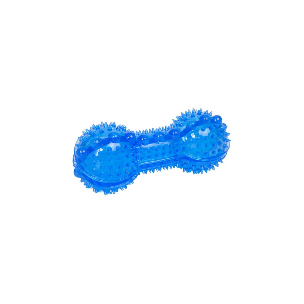 Dingo Zabawka dla psa - Smakowita kość z kolcami 15x6cm niebieska