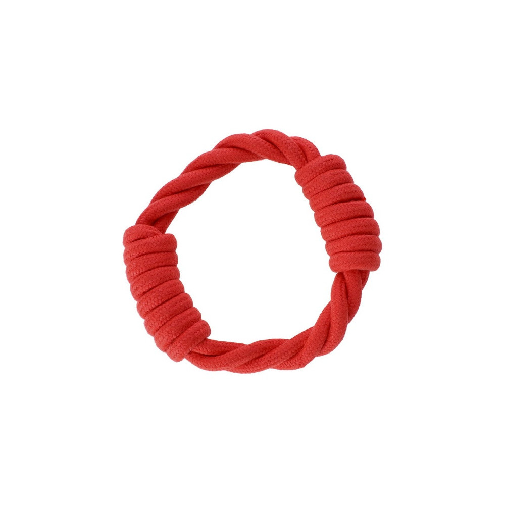 Dingo Zabawka dla psa - Ringo zaplatane Energy 18cm czerwone