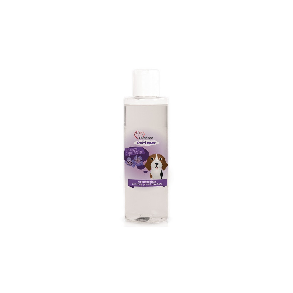Over Zoo Frutti Power Szampon z geraniolem - przeciwko owadom 200ml