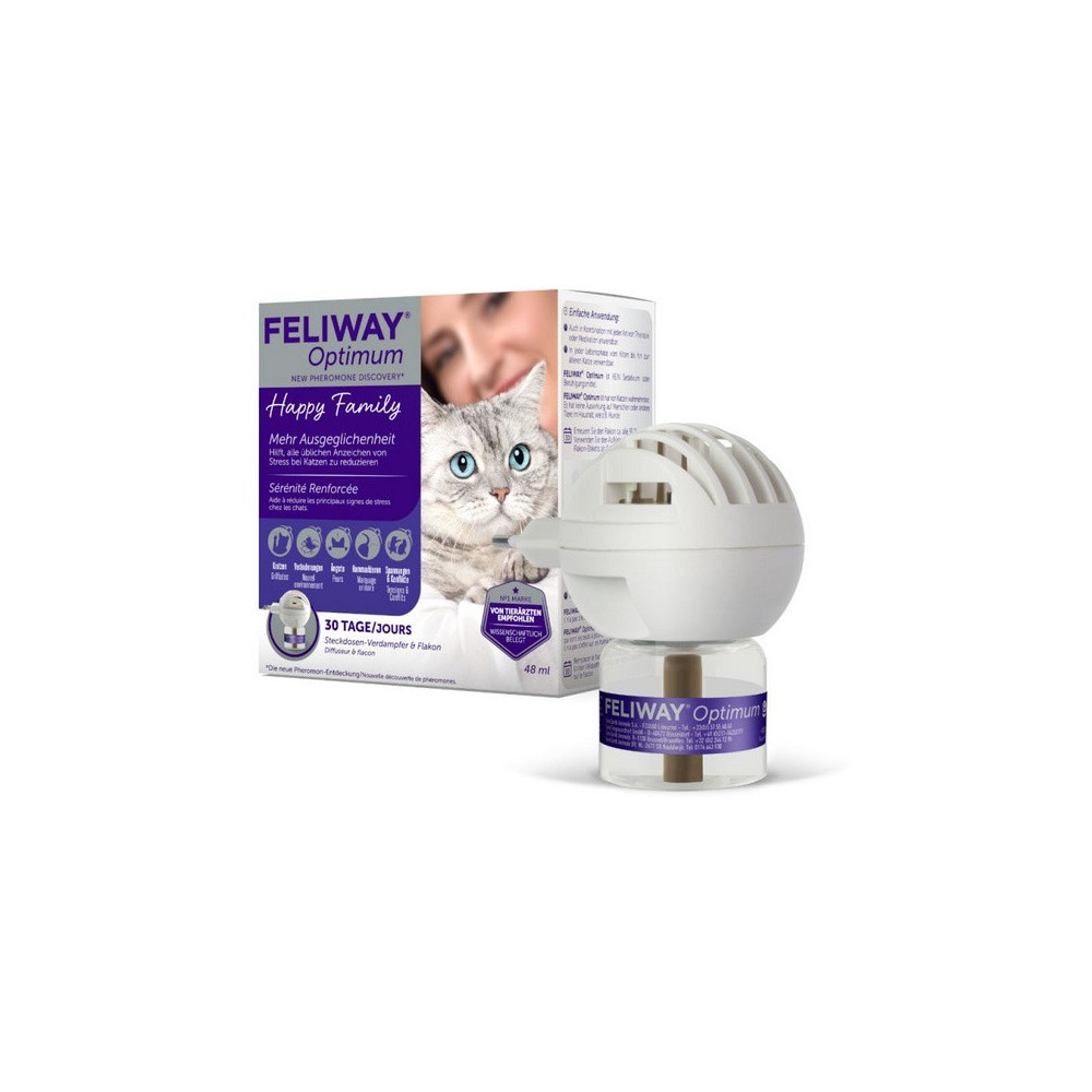 Feliway Optimum - kocie feromony Zestaw Startowy (Dyfuzor+wkład)