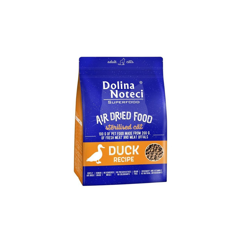 Dolina Noteci Superfood Air Dried Kot Sterilised Danie z kaczki 1kg