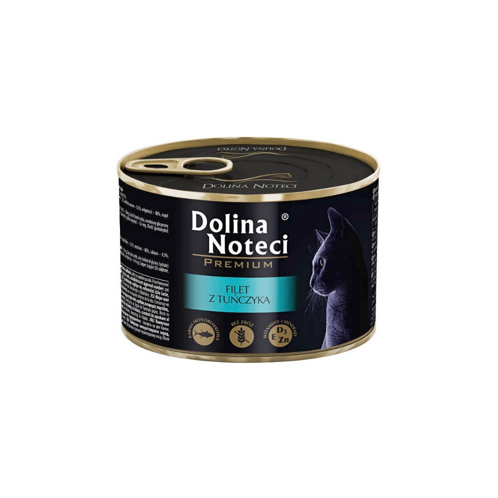 Dolina Noteci Premium Kot Filet z tuńczyka puszka 185g