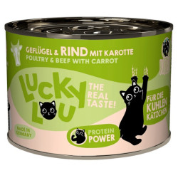 Lucky Lou Lifestage Kitten Drób i wołowina puszka 200g