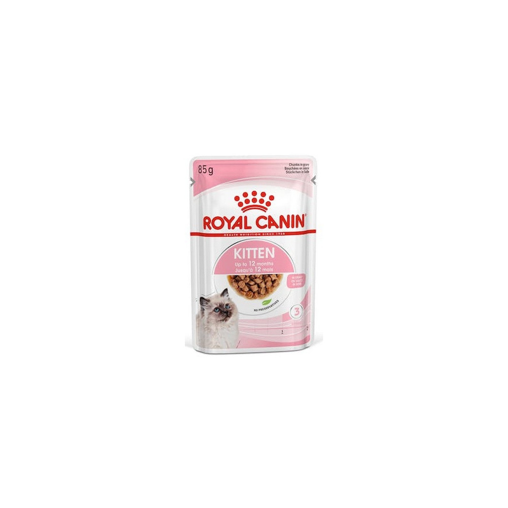 Royal Canin Kitten w sosie karma mokra dla kociąt do 12 miesiąca życia saszetka 85g