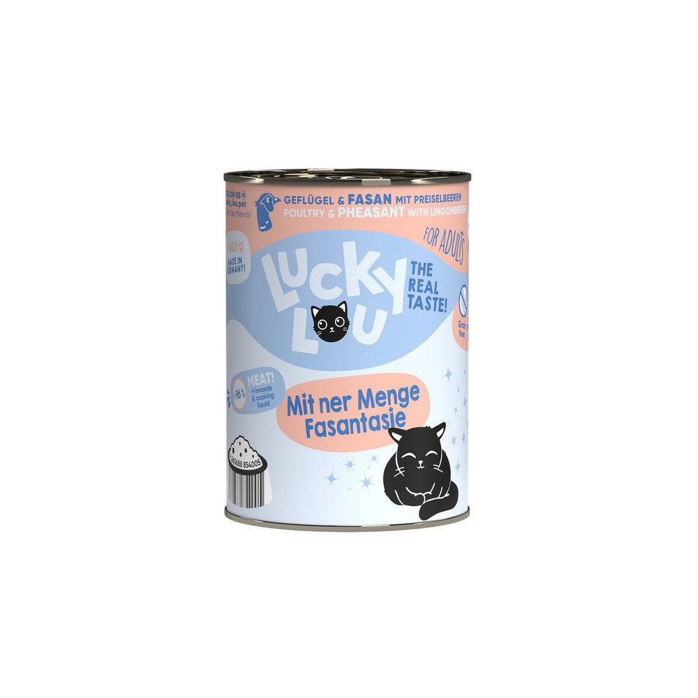 Lucky Lou Lifestage Adult Drób i bażant puszka 400g