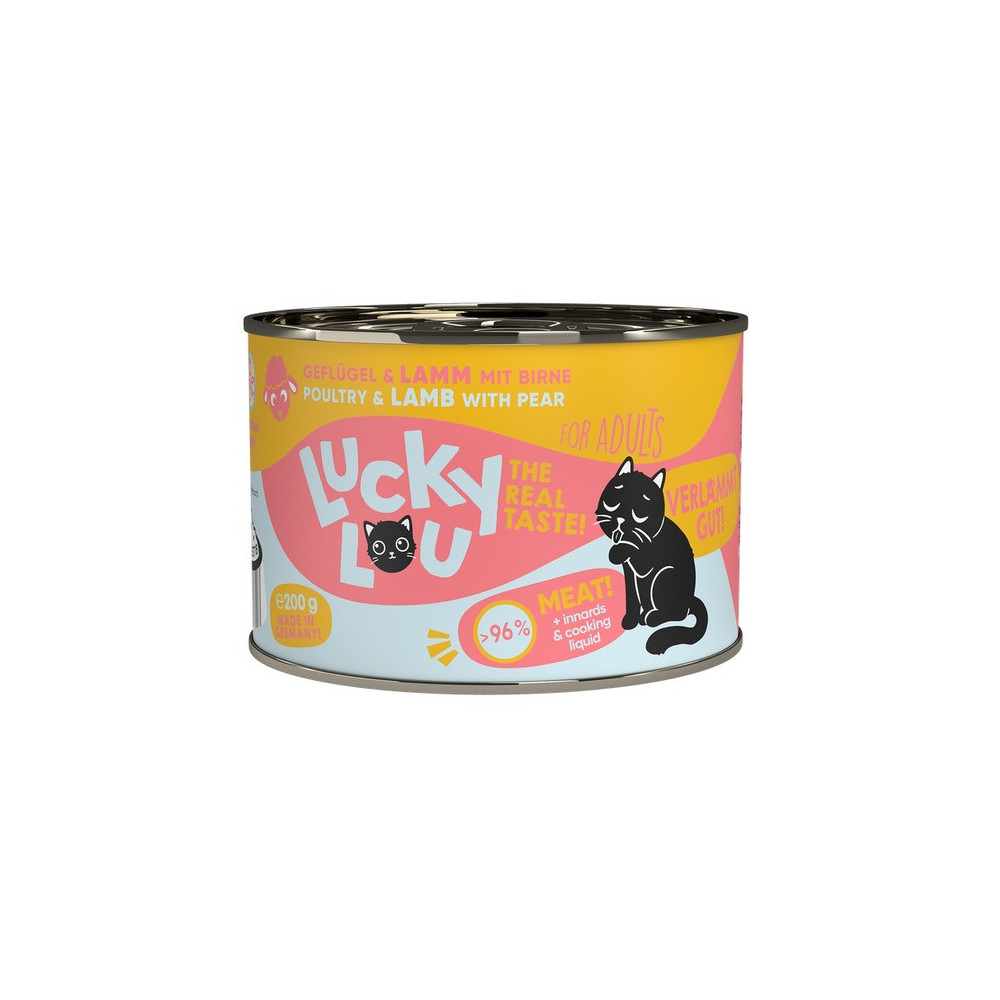 Lucky Lou Lifestage Adult Drób i jagnięcina puszka 200g