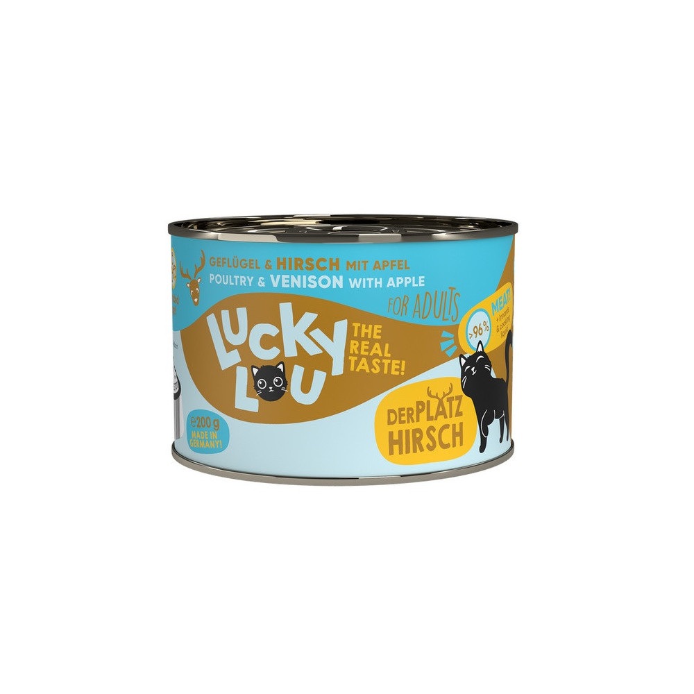 Lucky Lou Lifestage Adult Drób i jeleń puszka 200g