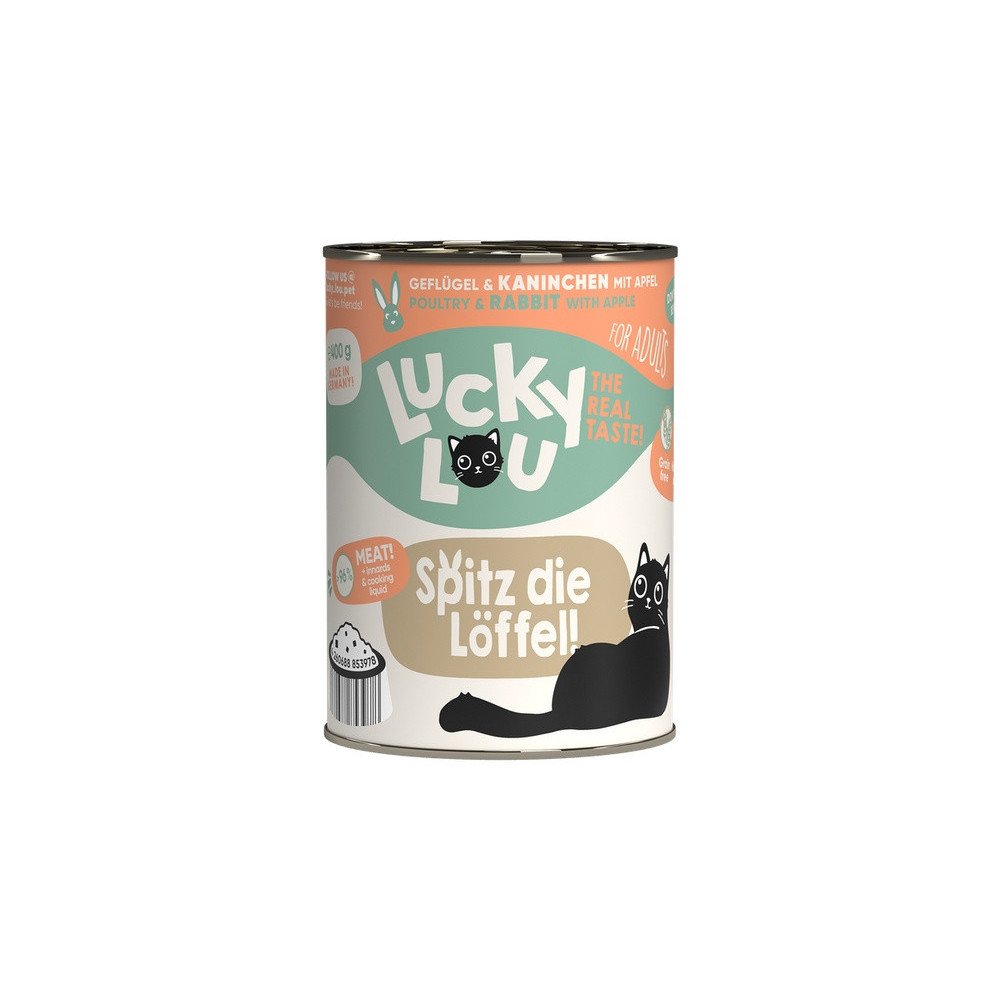 Lucky Lou Lifestage Adult Drób i królik puszka 400g