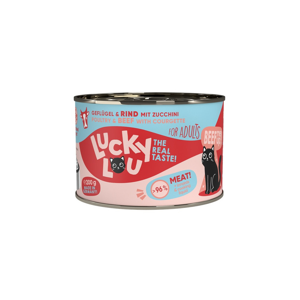 Lucky Lou Lifestage Adult Drób i wołowina puszka 200g
