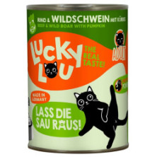 Lucky Lou Lifestage Adult Wołowina i dzik puszka 400g