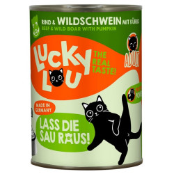 Lucky Lou Lifestage Adult Wołowina i dzik puszka 400g