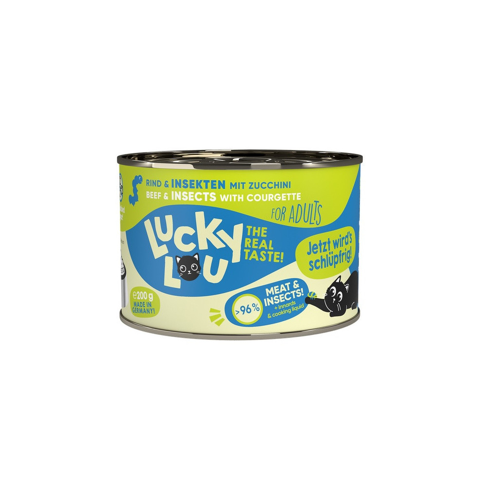 Lucky Lou Lifestage Adult Wołowina i owady puszka 200g