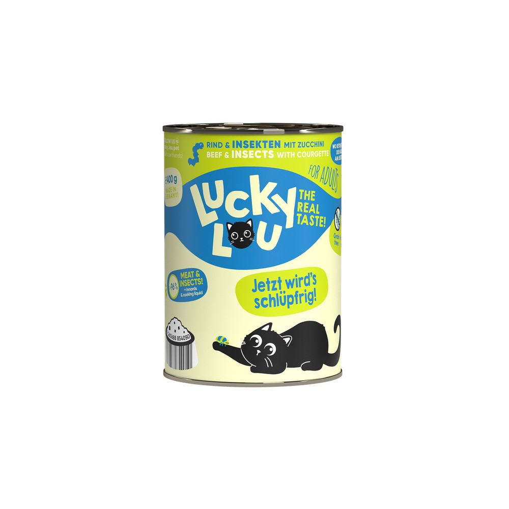 Lucky Lou Lifestage Adult Wołowina i owady puszka 400g